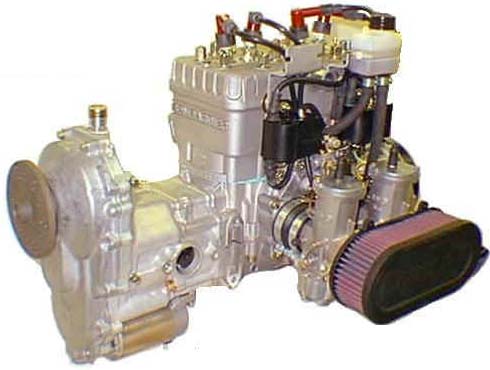 Rotax 582 aircraft engine.